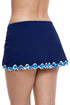 Gottex Ocean Blues Navy Side Slit Swim Skirt