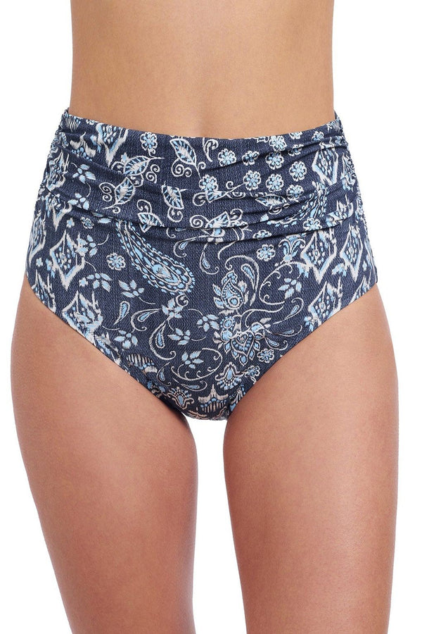 Gottex Profile By Gottex Flores Shirred High Waist Tankini Bottom