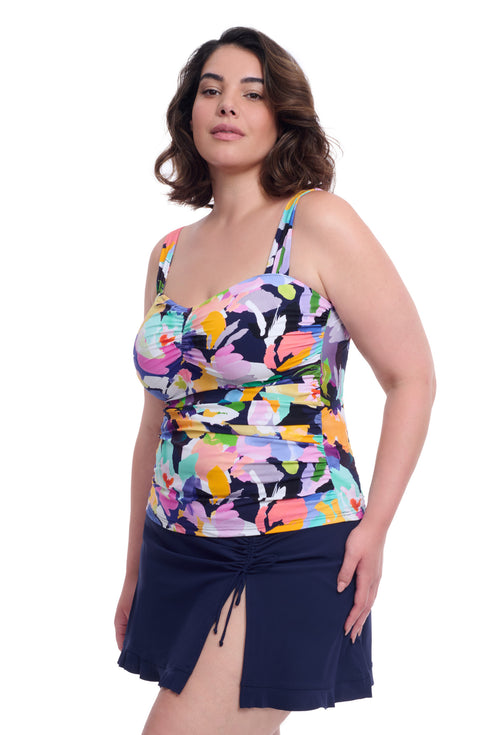 Gottex Profile By Gottex Holi Plus Size Sweetheart Underwire Tankini Top