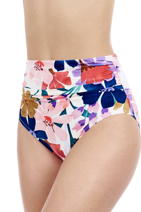 Gottex Profile By Gottex Melody Shirred High Waist Bottom