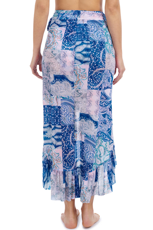 Gottex Profile By Gottex Karma High Low Wrap Skirt