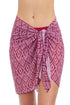 Gottex Profile By Gottex Plume Sarong Wrap Cover Up Skirt
