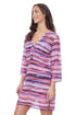 Gottex Profile by Gottex Riga V Neck Mesh Cover-Up Dress
