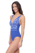 Gottex Profile by Gottex Tulip Deep V Neck Halter One Piece