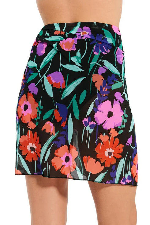 Gottex Profile by Gottex Mesh Sarong Wrap Skirt