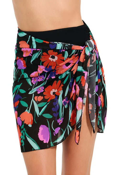 Gottex Profile by Gottex Mesh Sarong Wrap Skirt