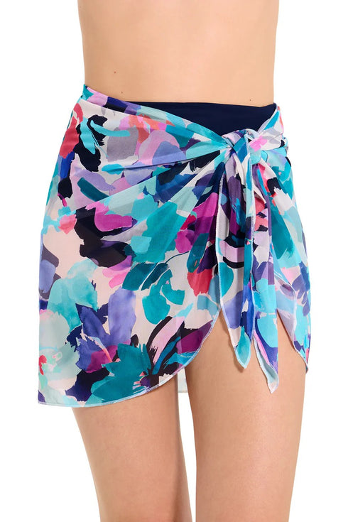 Gottex Profile by Gottex Mesh Sarong Wrap Skirt