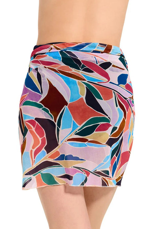 Gottex Profile by Gottex Mesh Sarong Wrap Skirt