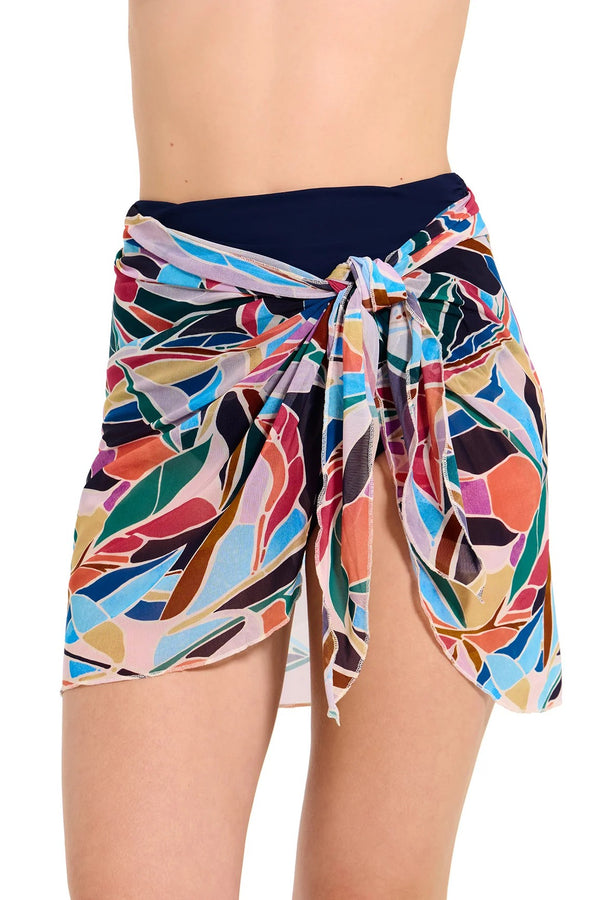 Gottex Profile by Gottex Mesh Sarong Wrap Skirt