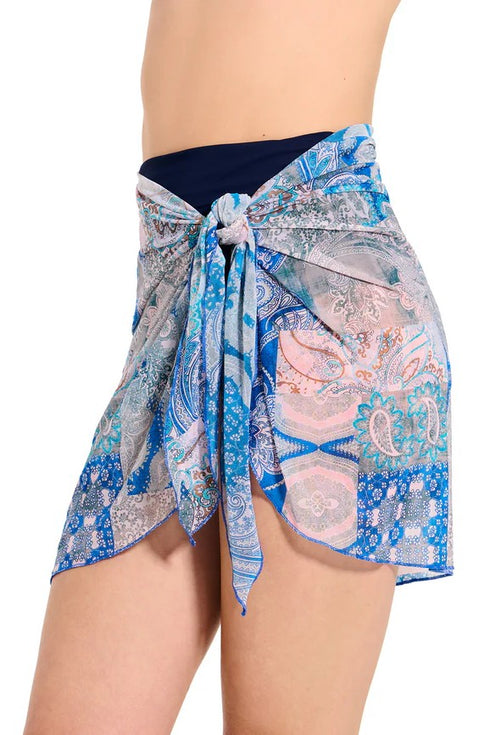 Gottex Profile by Gottex Mesh Sarong Wrap Skirt