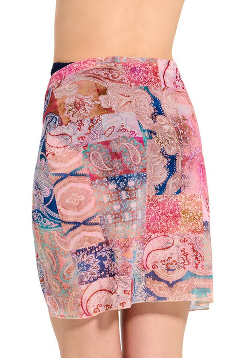 Gottex Profile by Gottex Mesh Sarong Wrap Skirt