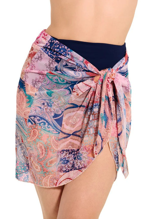Gottex Profile by Gottex Mesh Sarong Wrap Skirt