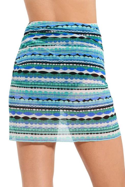 Gottex Profile by Gottex Mesh Sarong Wrap Skirt