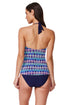 Profile by Gottex Retro Riviera Halter Netted Crochet Tankini Top