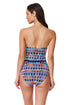 Profile by Gottex Retro Riviera Bandeau Netted Crochet One Piece