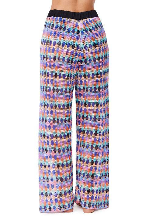 Profile by Gottex Retro Riviera Netted Crochet Beach Pant