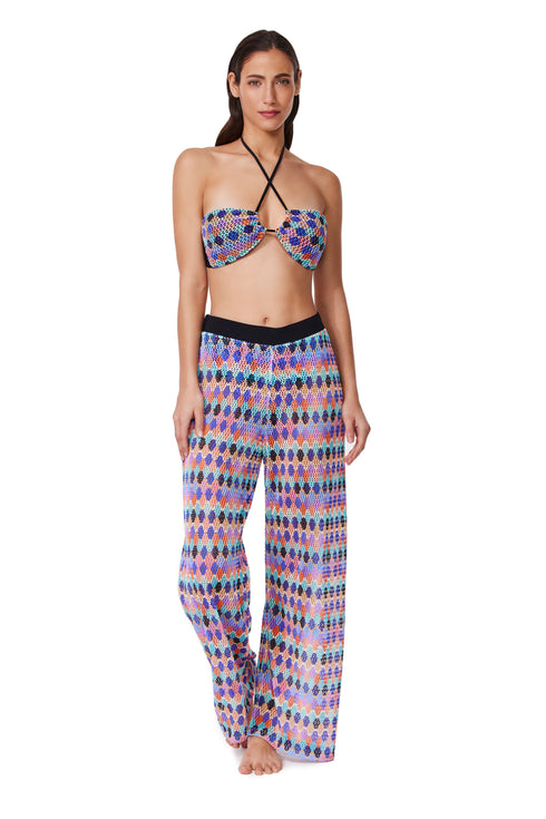 Profile by Gottex Retro Riviera Netted Crochet Beach Pant