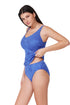 Profile by Gottex Skyfall Textured V-Neck D-Cup Tankini Top