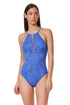 Profile by Gottex Skyfall Textured High Neck One Piece