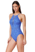 Profile by Gottex Skyfall Textured High Neck One Piece