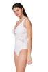 Profile by Gottex Skyfall Textured V-Neck D-Cup One Piece