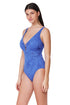Profile by Gottex Skyfall Textured V-Neck D-Cup One Piece