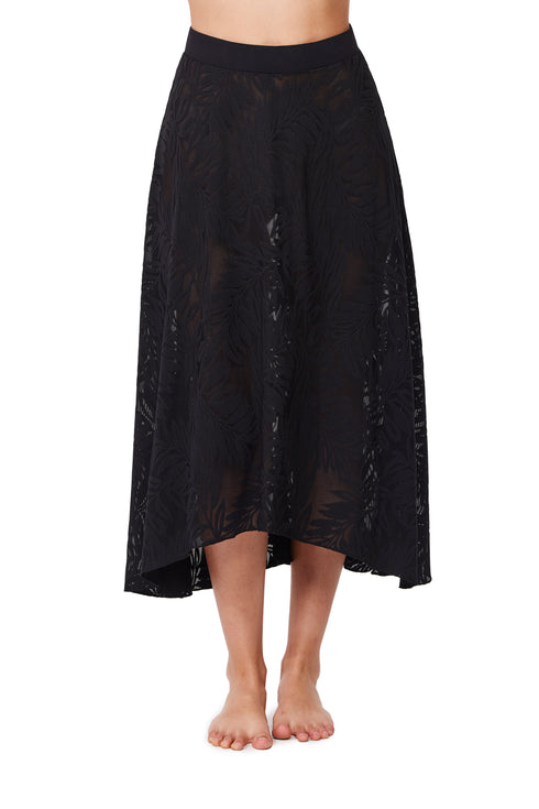Profile by Gottex Skyfall Textured High Low Skirt Cover-Up
