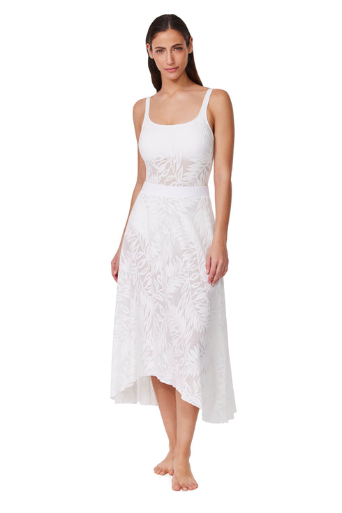 Profile by Gottex Skyfall Textured High Low Skirt Cover-Up