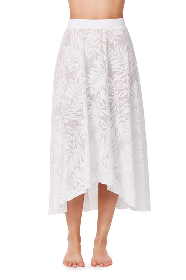 Profile by Gottex Skyfall Textured High Low Skirt Cover-Up