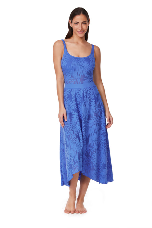 Profile by Gottex Skyfall Textured High Low Skirt Cover-Up