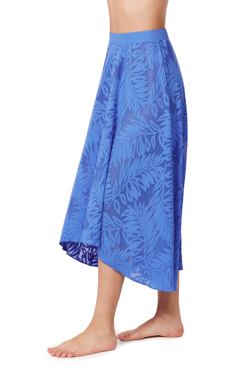 Profile by Gottex Skyfall Textured High Low Skirt Cover-Up