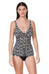 Gottex Profile by Gottex Mantra Braided V-Neck D-Cup Tankini Top