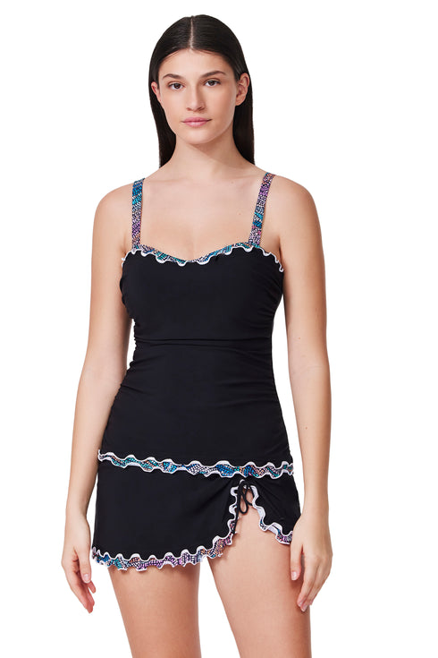 Profile by Gottex Layla Tricolore D-Cup Tankini Top