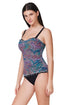 Profile by Gottex Layla Tricolore D-Cup Tankini Top