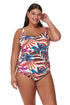 Profile by Gottex Plantopia Plus Size Tankini Top