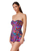 Profile by Gottex Plantopia Bandeau Swimdress