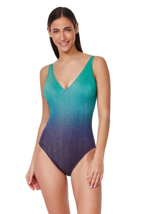 Gottex Profile by Gottex Dream Ombre V Neck One Piece