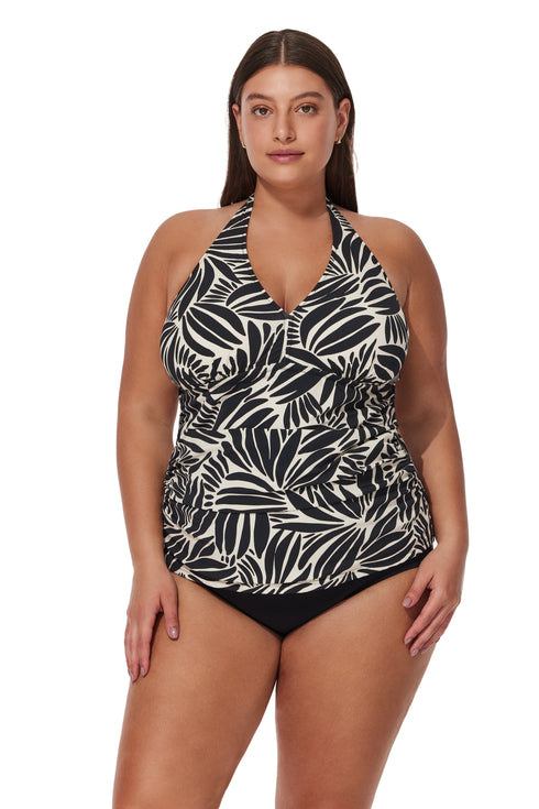 Gottex Profile by Gottex Comeback Plus Size Halter Tankini Top