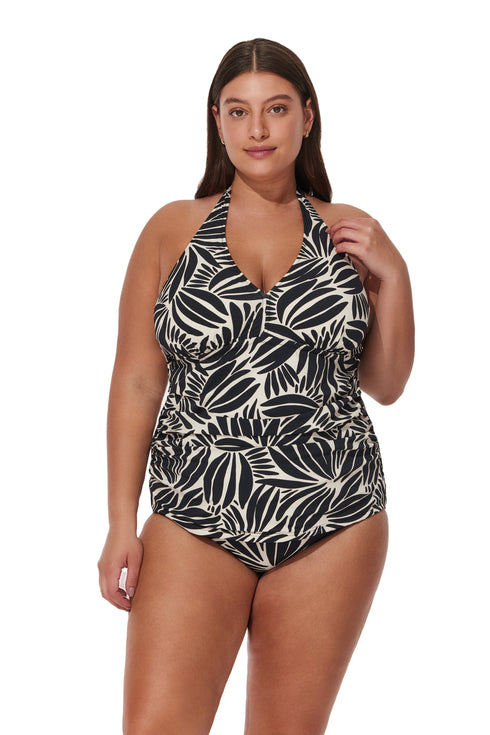 Gottex Profile by Gottex Comeback Plus Size Halter Tankini Top