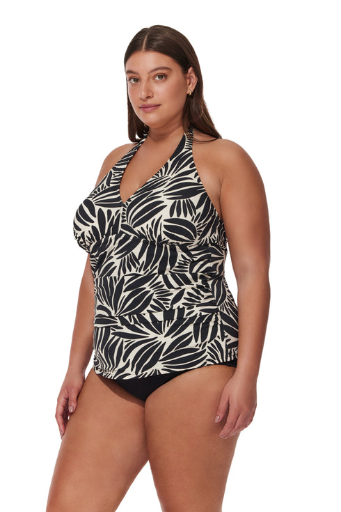 Gottex Profile by Gottex Comeback Plus Size Halter Tankini Top