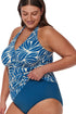 Gottex Profile by Gottex Comeback Plus Size Halter Tankini Top