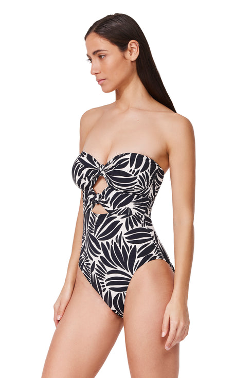 Gottex Profile by Gottex Comeback Cut Out Bandeau One Piece