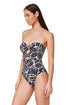 Gottex Profile by Gottex Comeback Cut Out Bandeau One Piece