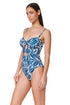 Gottex Profile by Gottex Comeback Cut Out Bandeau One Piece