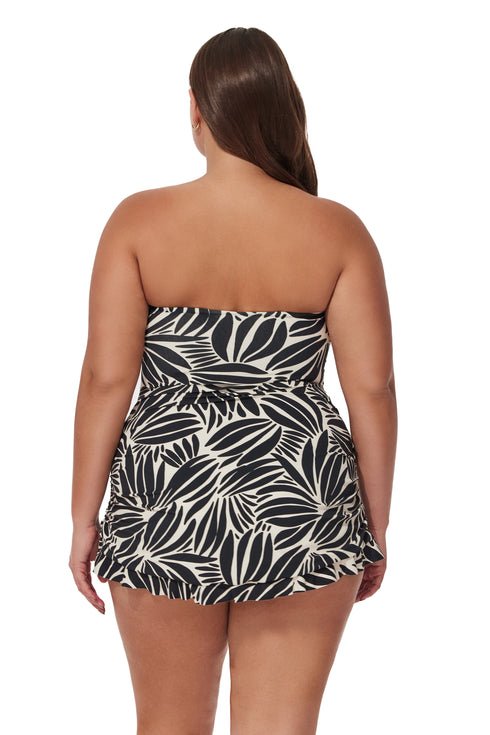 Gottex Profile by Gottex Comeback Plus Size Bandeau Swimdress