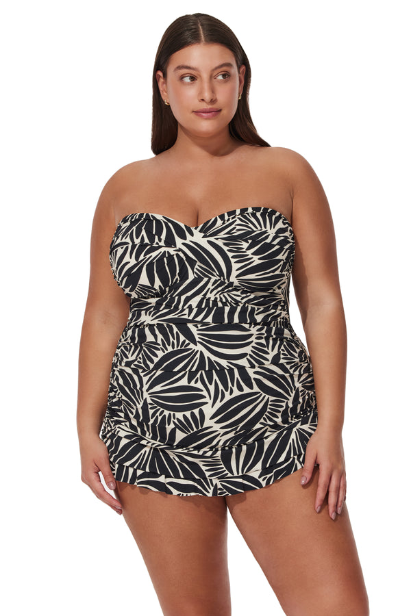 Gottex Profile by Gottex Comeback Plus Size Bandeau Swimdress
