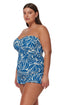 Gottex Profile by Gottex Comeback Plus Size Bandeau Swimdress