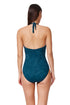 Profile by Gottex Jolene Textured Deep V Neck One Piece