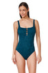 Profile by Gottex Jolene Textured Square Neck One Piece