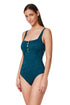 Profile by Gottex Jolene Textured Square Neck One Piece